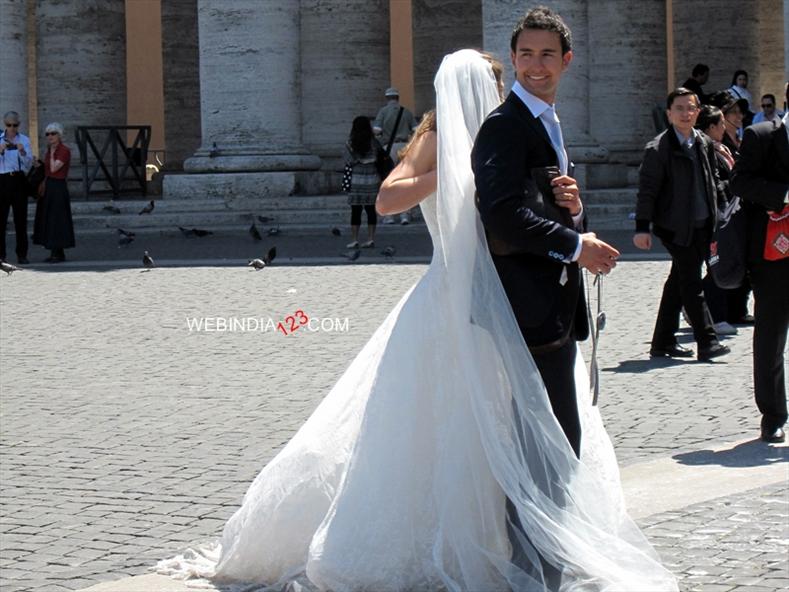 Newly Weds at St.Peter`s Basilica