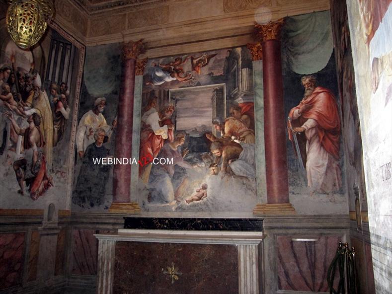Painting at Vatican Museum, Italy